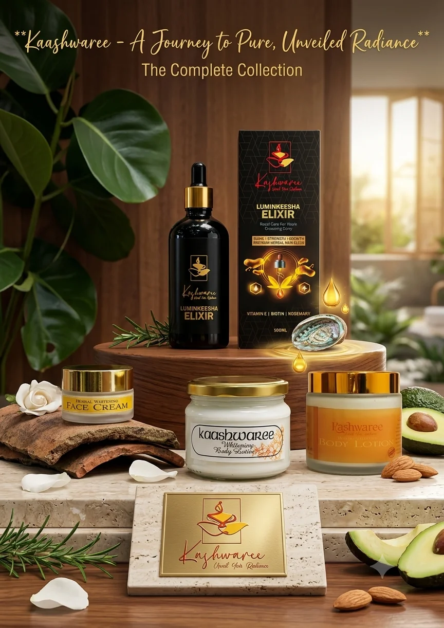 A Kashwaree face-care ritual
